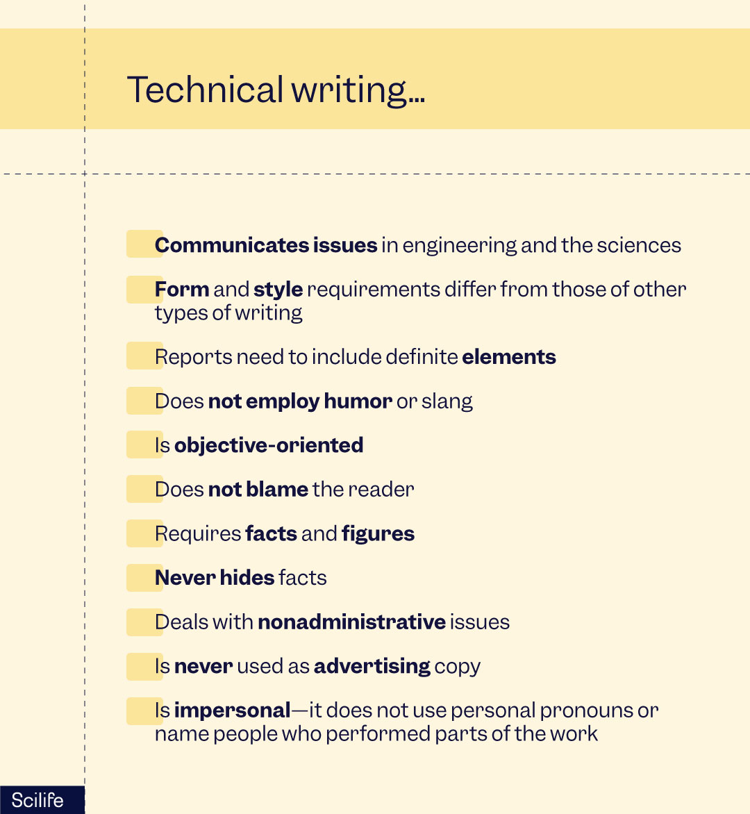 Technical writing definition | Scilife