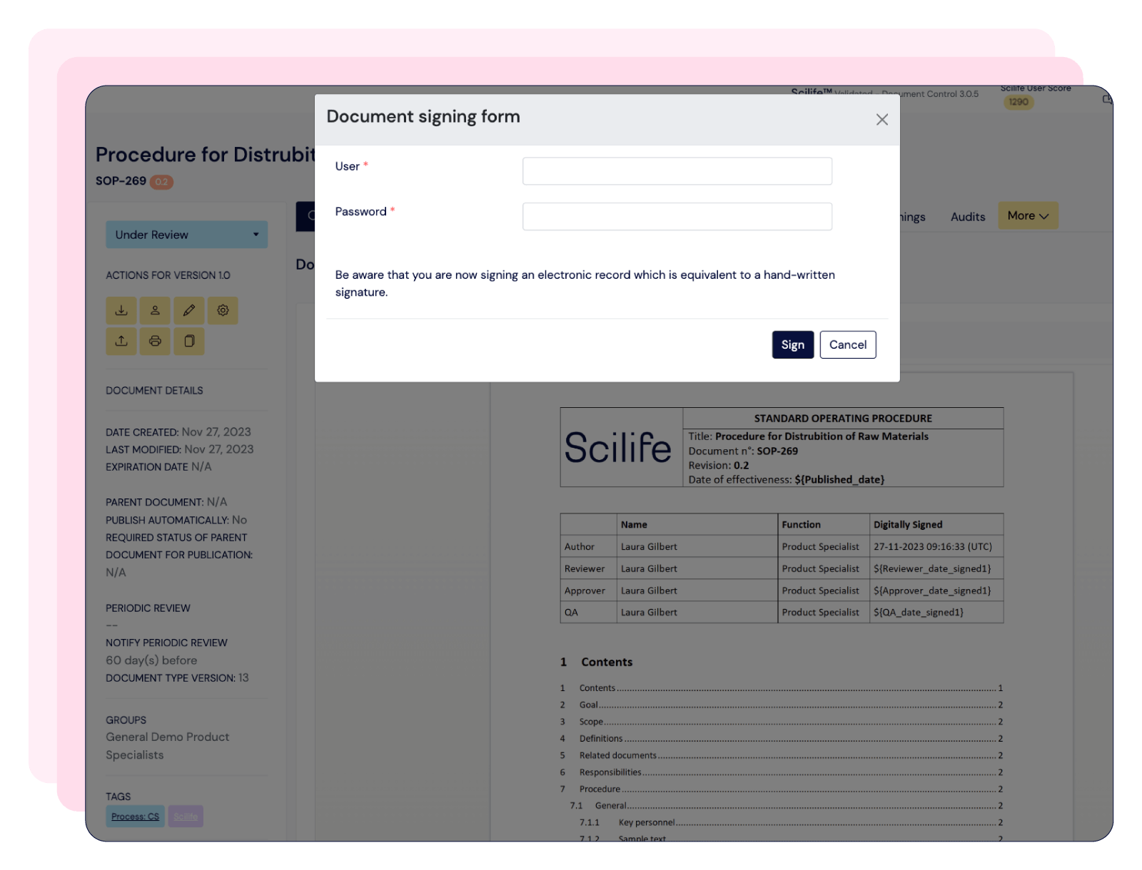 FDA 21 CFR Part 11 | Scilife