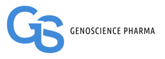 Genoscience Pharma logo, as Scilife's CRO / CMO customer