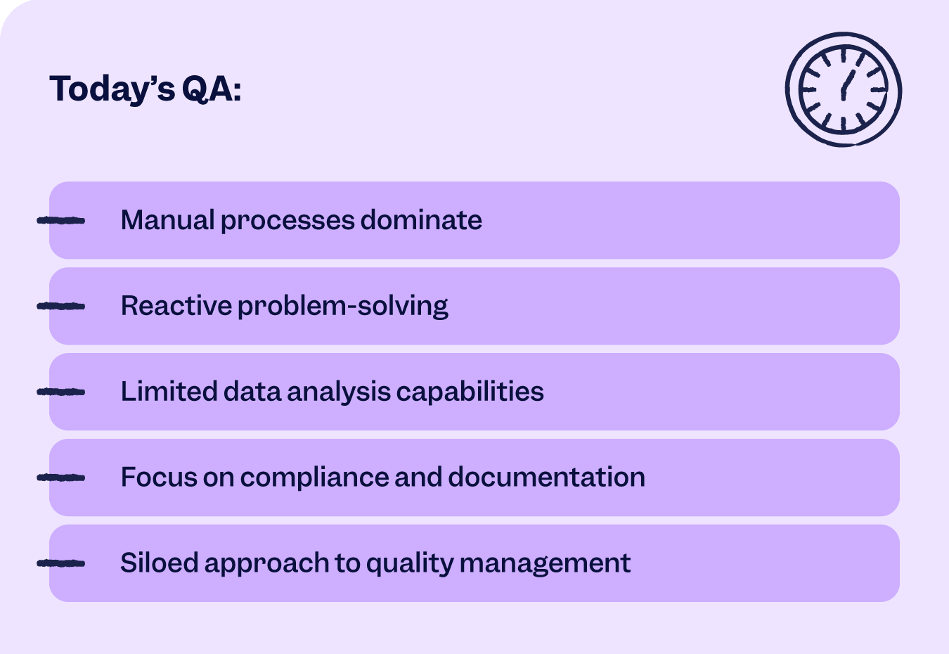 The challenges of today's QA processes | Scilife